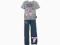 PEPPA PIG GEORGE SPODNIE DRESOWE + T-SHIRT 3-4 LAT