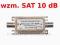 Wzmacniacz satelitarny SAT A04-10 10dB 950-2150MHz