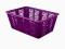 Koszyk plastikowy ZEBRA 4 fioletowy BRANQ