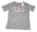 GAP T-SHIRT SZARY Z NAPISEM 18-24 m-ce 79-84 cm