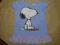 H&amp;M Snoopy niebieska sukienka LATO roz. 86