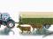 SIKU 1863 TRAKTOR Z PRZYCZEPĄ DLA ZWIERZĄT CZ-WA