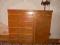 Komoda z okleiną dębową