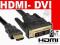 2 M KABEL HDMI-DVI v1.4b FULL HD GOLD 200 HDMI DVI