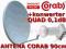 Antena 90cm Corab jasna + konwerter Quad Maximum