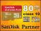 SanDisk MICRO SDHC 16GB EXTREME PLUS CL10 80MB/S