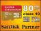 SanDisk MICRO SDHC 32GB EXTREME PLUS CL10 80MB/S