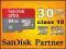 64GB 30MB/s SanDisk ULTRA MICRO SDXC CLASS10 +ADAP