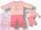 BAMBINI komplet bluzka spodnie 56 cm 0-1 mc NOWY