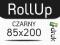 RollUp Czarny 85x200 Full Jakość!!! - SW-ROB85