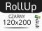 RollUp Czarny 120x200 Full Jakość!!! - SW-ROB120
