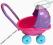 WÓZEK GŁĘBOKI DLA LALEK PLASTIKOWY PROMOCJA 2 k