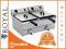 OKAZJA FRYTOWNICA INOX 2x16l + TRANSP. GRATIS