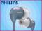 SŁUCHAWKI DOKANAŁOWE PHILIPS SHE3590GY NOWE SZARE