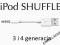 KABEL USB ŁADOWANIE iPOD SHUFFLE 3 4 GEN !!! GW24