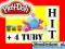 KAROCA KOPCIUSZKA - 4x TUBY + 4x BONUS -  PLAY-DOH