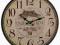 Zegar ścienny drewniany Chateau 34cm retro