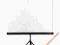 EKRAN NA STATYWIE AVTEK TRIPOD STANDARD 175