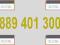 -- 889 401 300 -- ZŁOTY NUMER HEYAH, F. VAT 23%