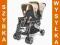 WÓZEK BLIŹNIACZY spacerowy KEES Tandem Cabrio beż