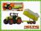 TRAKTOR z przyczepą Claas Dickie 51 cm 5507