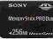 Sony Memory Stick Pro Duo 256MB Wa-Wa NOWA FVAT