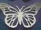 [trinket_tt] MOTYL AŻUROWY (N) KREMOWY 2szt.