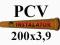 RURA KANALIZACYJNA 200 X 3,9 3mb RURY PCV PVC ce