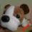 A DUZY THE DOG KOLEKCJA 30 CM MIODOWO BIALY