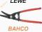 NOŻYCE LEWE do cięcia blach BAHCO 270MM 0.6-1.2MM