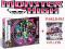 PUZZLE MONSTER HIGH OKRĄGŁE 500 PREZENT MIKOŁAJ