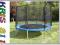 TRAMPOLINA OGRODOWA Z SIATKĄ + DRABINKA 8 FT 244CM