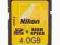 Nikon 4GB SDHC High Speed (bulk)