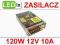 ZASILACZ LED 120W 12V 10 A 10a siatkowa gwarancja