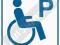 Piktogram Symbol Graficzny Parking dla inwalidów