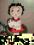 BETTY BOOP z pieskiem dł.całk.45cm