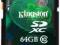 Kingston karta pamięci SDXC 64GB Class 10
