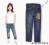 KT578/110 BONA PARTE SPODNIE JEANS BLUE GIRL r 110