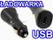 Przejściówka Ładowarka USB do GNIAZDA ZAPALNICZKI Przejściówka Ładowarka USB do GNIAZDA ZAPALNICZKI