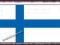flaga FINLANDII rozmiar 90 x 150 cm FLAGI narodowe