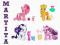 My Little Pony Kucyk Rarity Twilight Pinkie Pie