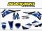 BlackBird poszycie siedzenia kpl naklejki YZ 250