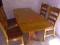 Stół rozkładany + krzesła