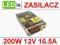 ZASILACZ LED 200W 12V 16,5 A 16.5a gwarancja 2lata