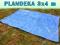 PLANDEKI PLANDEKA 3x4 m WZMACNIANA STALOWE OCZKA