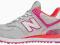 New Balance NB WL574APG szare różowe fioletowe 37