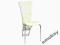 KRZESŁO H-37 KREMOWY Eco-Skóra Chrom Kuchnia