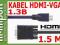 ~KRÓL!! KABEL HDMI-VGA 1,5M DUAL 1,3b ~ GOLD HD8~