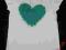 MATALAN nowa modna bluzka serce tiul 10-11lat MATALAN nowa modna bluzka serce tiul 10-11lat