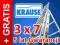 Drabiny drabina aluminiowa 3x7 KRAUSE + GRATIS